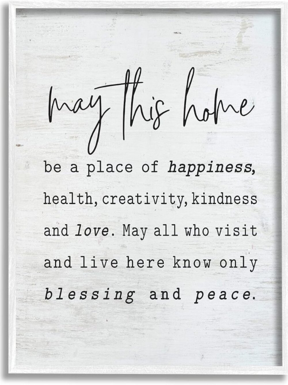 Framed Inspirational Family Wall Art | Motivational Home Decor Print